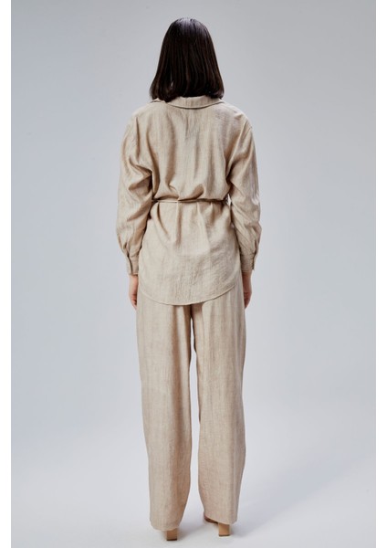 Vizon Regular Batik Gömlek Pantolon Takım