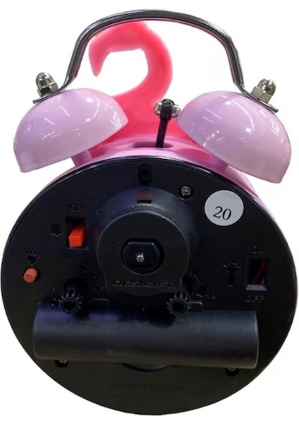 Unicorn Tasarımlı Pembe Alarmlı Masa Çalar Saati – Çocuk Odası ve Hediyelik Saat