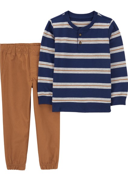 Küçük Erkek Çocuk Alt Üst Set 2'li Paket