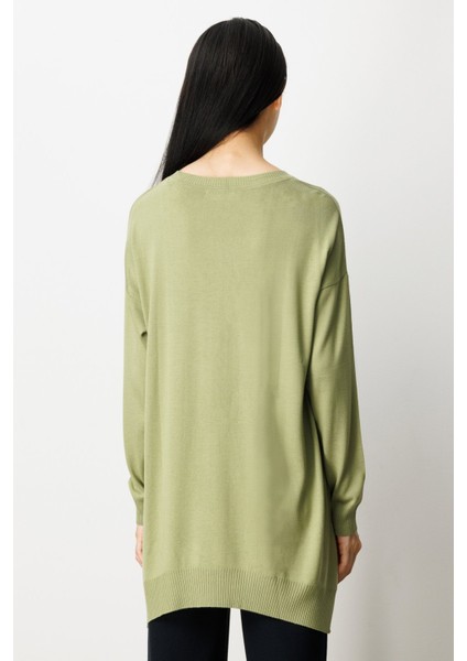 Kadın Salaş Verev Tunik 65316 Kiwi fırsatları