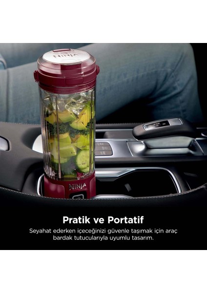 Kırmızı Taşınabilir Mini Blender – Her An Her Yerde Kullanım Için indirimleri