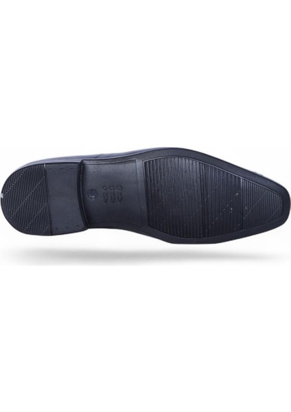 447 Siyah Antik Kauçuk %deri Erkek Klasik Ayakkabı fırsatları