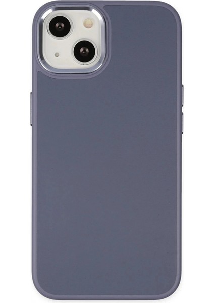 iPhone 14 Plus Kılıf Asya Deri Silikon - Mor