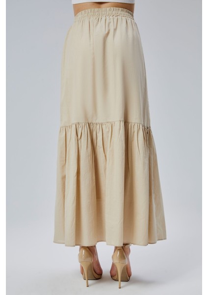 Vizon Regular Pamuklu Vual Etek