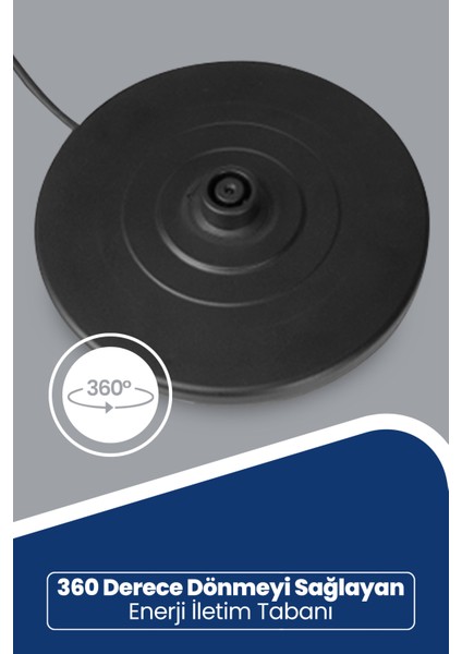 Ince Çelik Çay ve Su Isıtıcı, Antrasit, Damlatmaz, Şık Tasarım, Dayanıklı, Pratik Kullanım