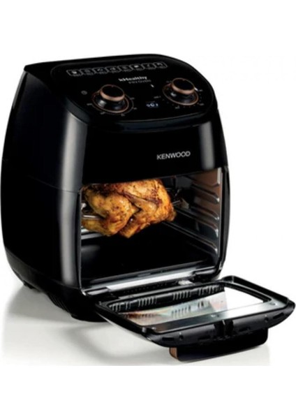 2000W, 11L Kapasiteli, Şık ve Kullanışlı Çok Fonksiyonlu Fırın Siyah Renk indirimleri