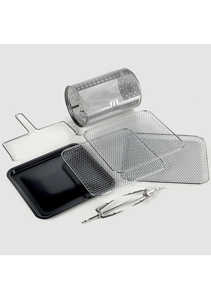 2000W, 11L Kapasiteli, Şık ve Kullanışlı Çok Fonksiyonlu Fırın Siyah Renk