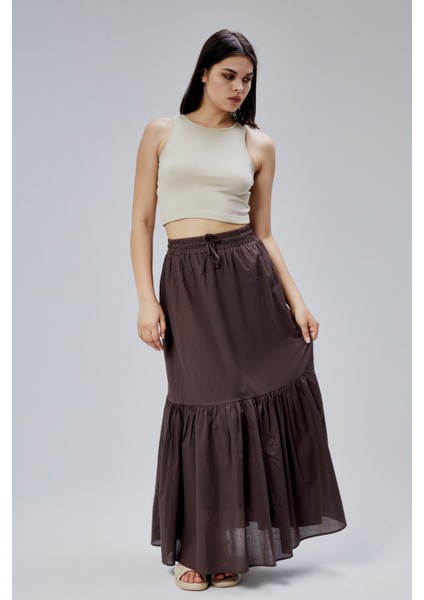 Acı Kahve Regular Pamuklu Vual Etek