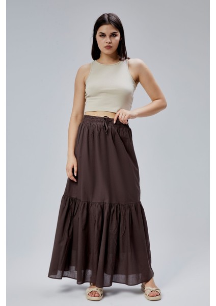 Acı Kahve Regular Pamuklu Vual Etek