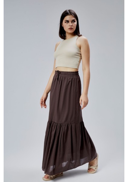 Acı Kahve Regular Pamuklu Vual Etek