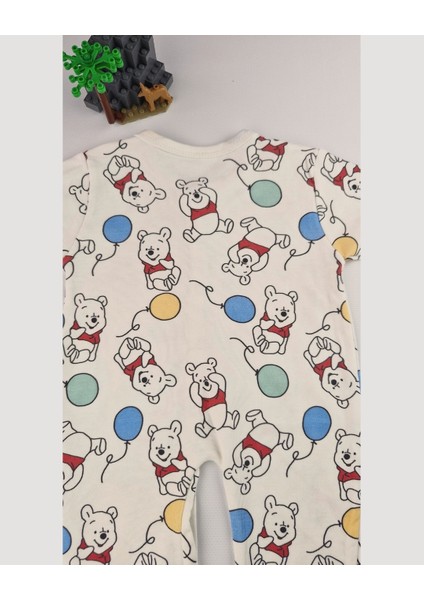 Bebek Tulum 0-3 Ay | Ayıcık ve Balon Desenli Pamuklu Penye indirimleri