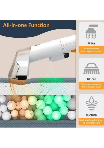 Gri Çok Fonksiyonlu Halı ve Döşeme Temizleme Makinesi fırsatları