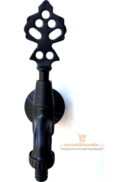 Osmanlı Musluğu Rakorlu (Bahçe) Siyah 1/2 fırsatları