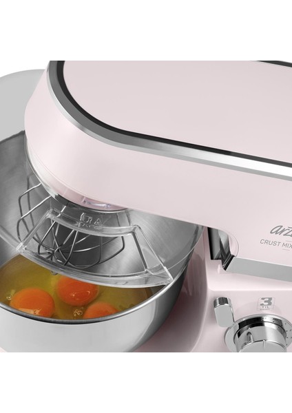 Pembe 1000W Stand Mikser, AR1066 Crust Mix Color, Pratik ve Şık Tasarım indirimleri