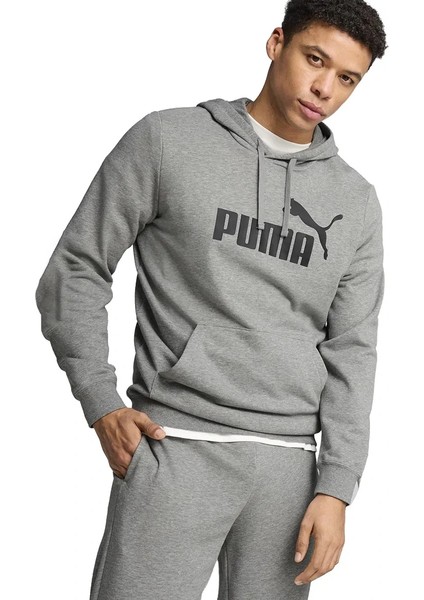 Ess No. 1 Logo Erkek Sweatshirt Gri 68257203