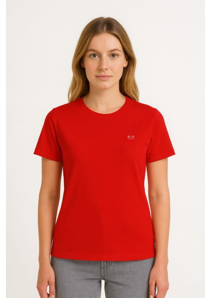 109TBİSİKLET Yaka Basic Tişörtunisex