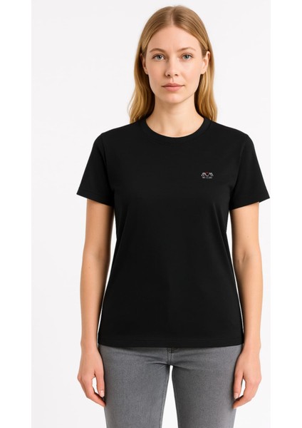 109TBİSİKLET Yaka Basic Tişörtunisex
