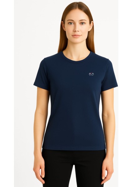 109TBİSİKLET Yaka Basic Tişörtunisex
