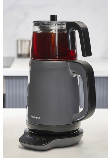 Konuşan Çay Makinesi, Antrasit Renk, Hızlı ve Kolay Demleme, Modern Tasarım fiyatları