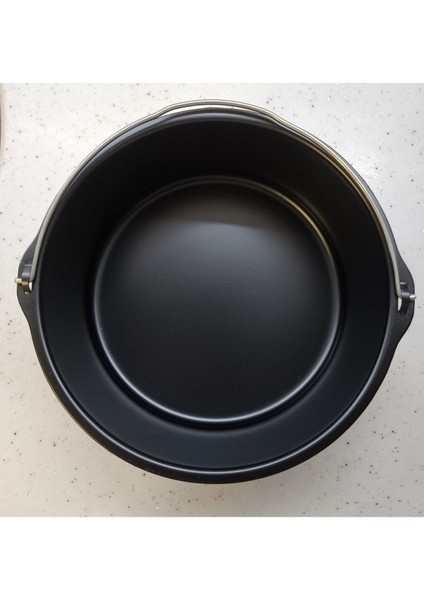 20CM Airfryer Pişirme Tenceresi Xxl, Siyah, Sağlıklı ve Pratik Kullanım