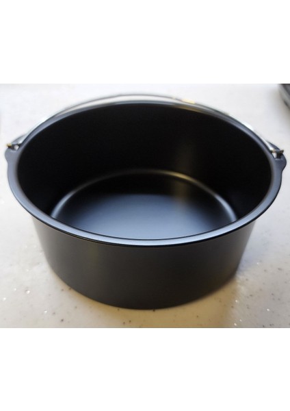 20CM Airfryer Pişirme Tenceresi Xxl, Siyah, Sağlıklı ve Pratik Kullanım
