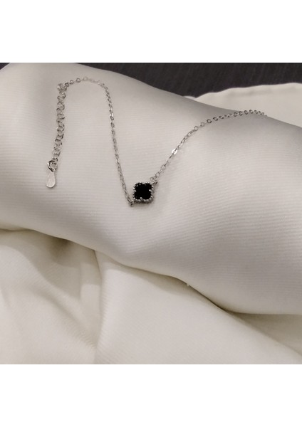 925 Ayar Tekli Yonca Model Kadın Bileklik-Şık Tasarım