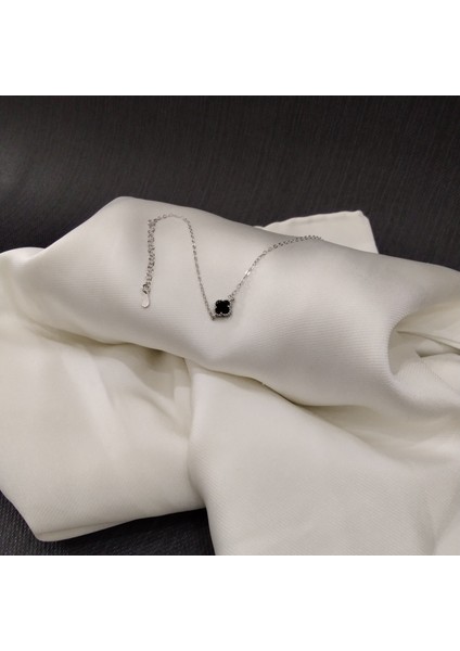 925 Ayar Tekli Yonca Model Kadın Bileklik-Şık Tasarım fiyatları