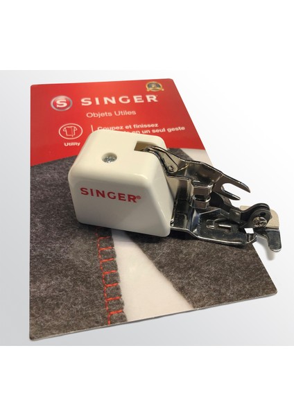 Beyaz Overlok ve Kenar Kesme Ayağı, Güçlü ve Dayanıklı Dikiş Aksesuarı fiyatları