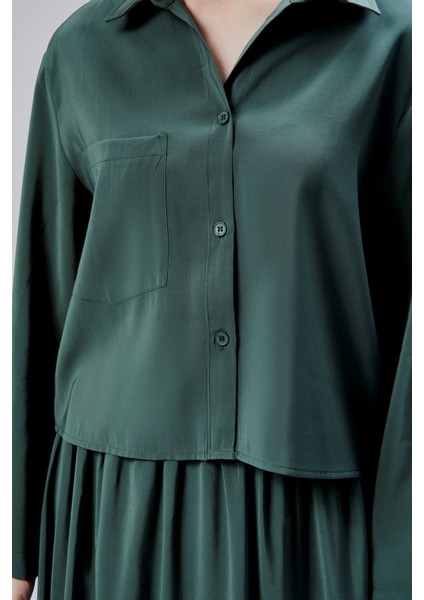 Haki Oversize Gömlek indirimleri