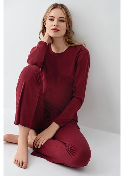 Arnetta 3446-S Kadın Uzun Kol Pijama Takım
