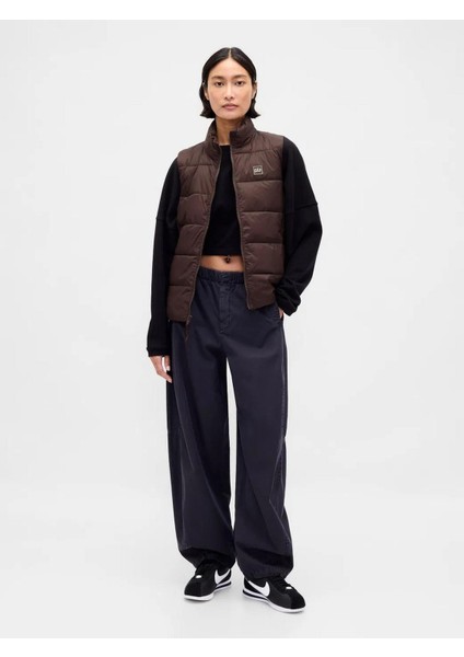 791282000 V-Frch Logo Lw Puffer Vest Kadın Yelek indirimleri