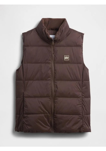 791282000 V-Frch Logo Lw Puffer Vest Kadın Yelek fiyatları