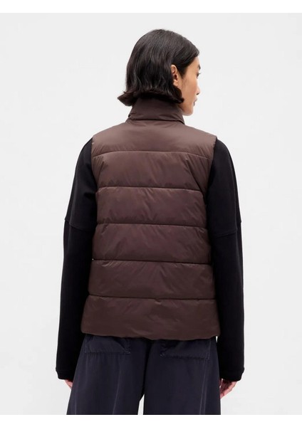 791282000 V-Frch Logo Lw Puffer Vest Kadın Yelek fırsatları