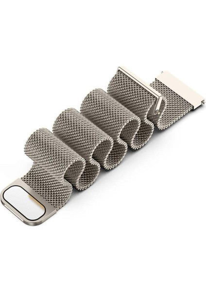 Watch Gt5 / Gt6 46MM ile Uyumlu Manyetik Milanese Loop Metal Kordon – Paslanmaz Çelik, Şık ve Dayanıklı Kayış indirimleri