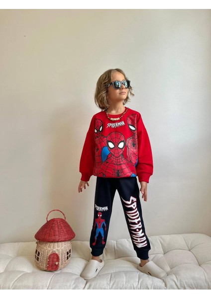 Erkek Çocuk Karakter Baskılı Sweatshirt Kışlık Takım fiyatları