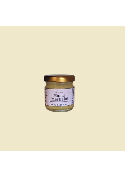 Doğal Masaj Merhemi- 40ML | Rahatlatıcı Balsam |Okaliptus &Kafur Yağı | Zihinsel ve Bedensel Rahatlama | Egzersiz ve Uzun Saatler Çalışma Sonrası Kullanım İçin fiyatları