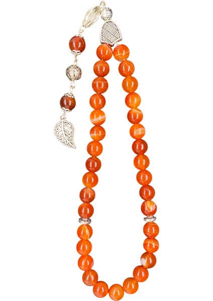 Karnelyan Akik Tesbih