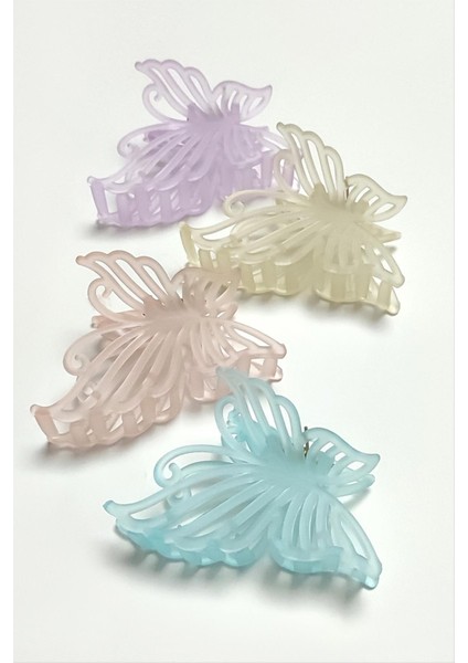 Kelebek Renkli Mandal Toka 8 cm modelleri