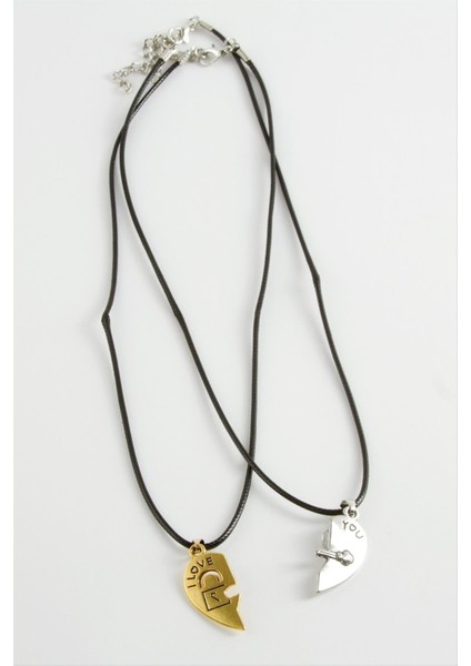 Kalp Arkadaşlık Kolyesi (Çift Kolye)