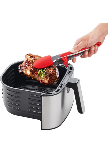 4,5l Dokunmatik Ekranlı Yağsız Fritöz, 1500W, Siyah, Garantili