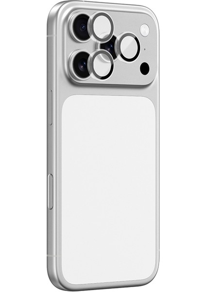 iPhone 17 Pro Max Uyumlu Amazingthing Anti Reflective Kamera Lens Koruyucu Uygulama Aparatlı Şeffaf