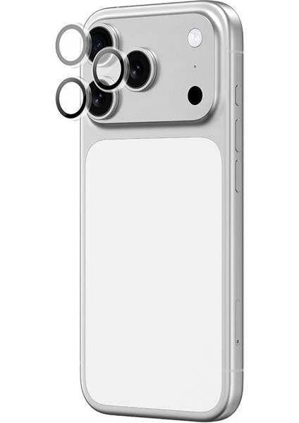 iPhone 17 Pro Max Uyumlu Amazingthing Anti Reflective Kamera Lens Koruyucu Uygulama Aparatlı Şeffaf modelleri