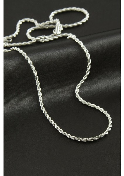 Burgulu Zincir Çelik Kolye 60 cm fiyatları