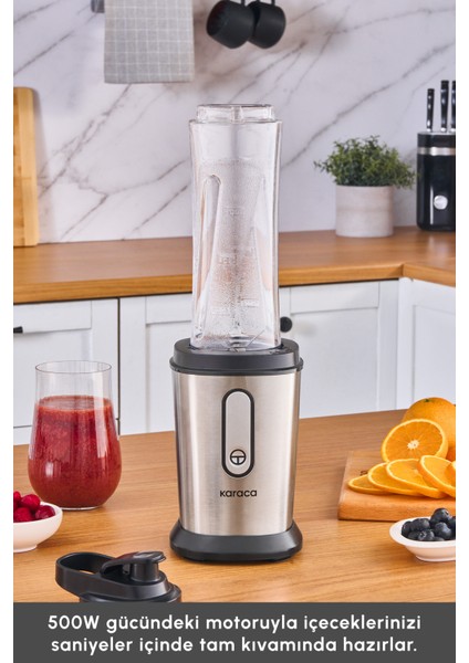 Inox Kişisel Smoothie Blender, Hafif ve Şık Tasarım, Pratik Kullanım modelleri