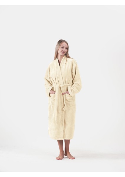 DreamSoft Kimono Bornoz – Kadife, Unisex