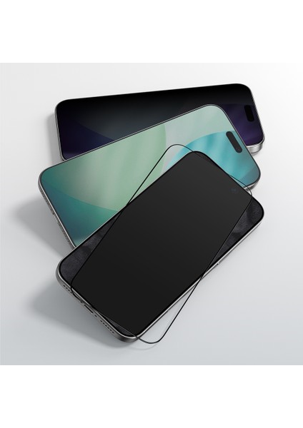 iPhone 17 Pro Max Uyumlu Amazingthing Radix Parmak Izi Bırakmayan Temperli Cam Ekran Koruyucu Şeffaf