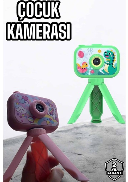 Depomix Çocuklara Özel Dijital LCD Ekran 1080P Hd Görüntü Kaliteli