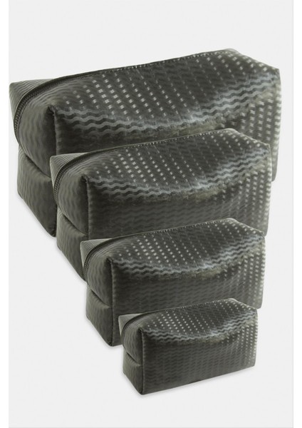 4 Adet El Tutmalı Makyaj Çantası