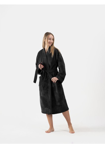 DreamSoft Kimono Bornoz – Kadife, Unisex