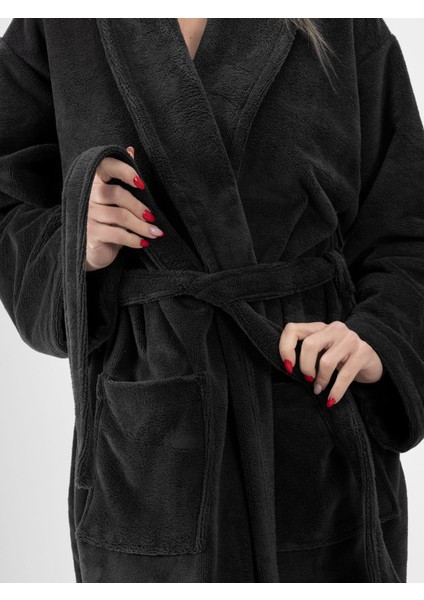 DreamSoft Kimono Bornoz – Kadife, Unisex